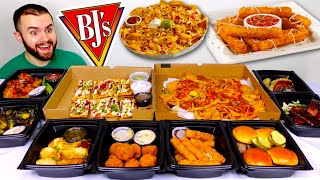 Trying BJ's Brewhouse APPETIZERS MENU for the FIRST TIME! Full Menu Review!