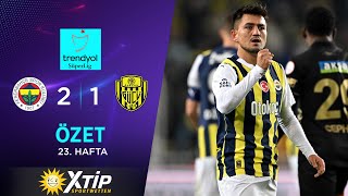 Merkur-Sports | Fenerbahçe (2-1) MKE Ankaragücü - Highlights/Özet | Trendyol Süper Lig - 2023/24