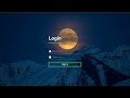 How to create animated transparent login form HTML CSS. Sign In Page Design with GitHub Source Code