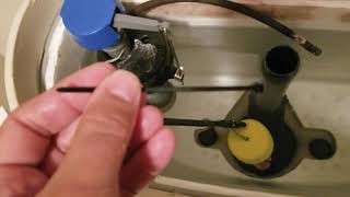 Fix for toilet flapper closing too early so toilet won't flush properly