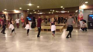 Panagiotis and Myrto Footwork Shine Workshop Borovets Balkan Salsa 2016