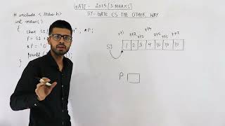 Gate 2015 pyq C Programming | Consider the following C program. int main( ){ char s1[7] ="1234", *p;