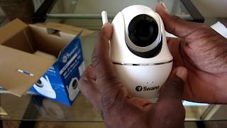 Swann Wireless Pan amp Tilt Security Camera 1080p Full HD Camera With Audio amp Remote Control