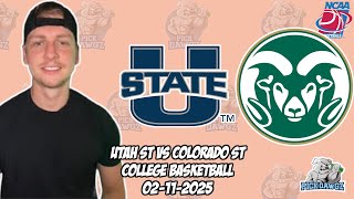 Utah State vs Colorado State 2/11/25 Free College Basketball Picks and Predictions | NCAAB Pick