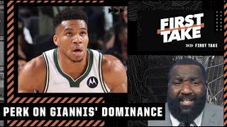 Giannis could be the most dominant player EVER! - Perk on Lakers vs. Bucks | First Take