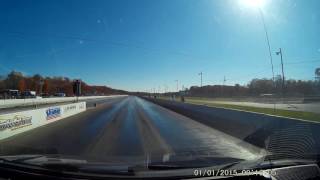 MeanMini NEW RECORD at 2016 ABM Nats Runs 11's!  (Dashcam view)