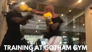 TRAINING AT GOTHAM GYM