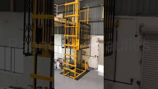 Industrial Goods Lift || Double Mast Hydraulic Goods Lift || #trending #viral #shortvideos #shorts