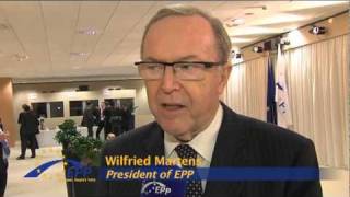 Interview with President Wilfried Martens at the EPP Congress in Marseille, France