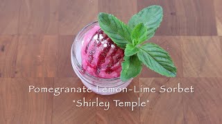 Pomegranate Lemon Lime Sorbet \