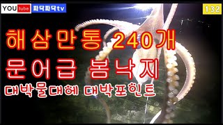 최고기록!해삼만통초과 봄낙지까지 초대박해루질포인트 흥분된다(132)