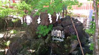 [大國魂神社の小川］