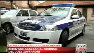 C5N - POLICIALES: ASALTARON AL SOBRINO DEL JUEZ ZAFFARONI