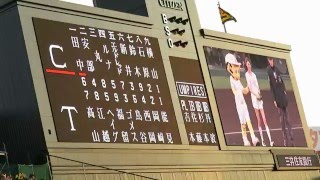 H28.04.08　阪神×広島　始球式　東野佑美(アサヒビールイメージガール)