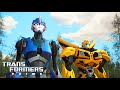 Transformers: Prime | Arcee y Bumblebee | COMPILACIÓN | Animación | Transformers en español