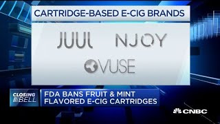 FDA bans fruit and mint flavored e-cig cartridges