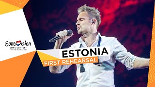 Uku Suviste - The Lucky One - First Rehearsal - Estonia 🇪🇪 - Eurovision 2021