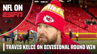 Travis Kelce on Chiefs' win vs. Texans, advancing to 7th straight AFC Championship 👏 | NFL on ESPN