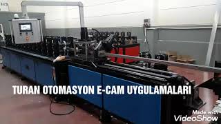 Uçan testere e-cam uygulamaları uçan makas rollform destek sacı makinası otomasyonu