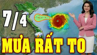 Dự Báo Thời Tiết Đêm Nay và Ngày Mai 7/4 | Thời Tiết Hôm Nay 3 Ngày Tới Mới Nhất. #thoitiet