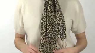 Cashmere Pashmina | Animal Print Cashmere Pashmina