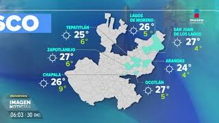 Pronóstico del tiempo Jalisco 30 de diciembre 2024 | Noticias GDL con Ricardo Camarena