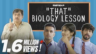 MensXP:  That 'Biology' Lesson - Teachers' Day Special | Teachers' Day Sketch
