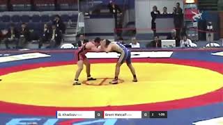 Legends Remastered 2012 Yarygin 66kg Brent Metcalf (USA) vs Baymirza Khadisov (RUS)