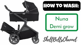 How to wash a Nuna Demi grow - Seat and Bassinet