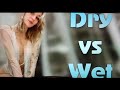 [4K] Transparent Clothes Dry vs Wet Try on Haul with Moonsi