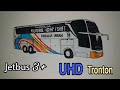 Jetbus 3+ Uhd tronton Rosalia indah || Drawing and coloring bus Rosalia indah