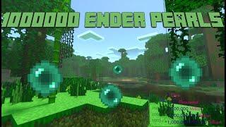 How to find diamonds using 100000 ender pearl in minecraft