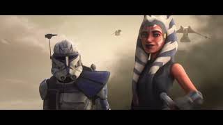 I put free bird over Ahsoka and the clones landing on Mandalore