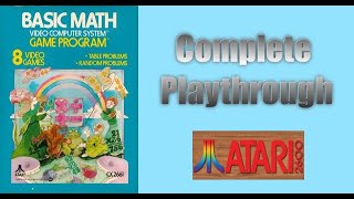 Basic Math [Atari 2600] Complete Playthrough