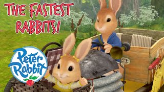 @OfficialPeterRabbit - The Fastest Rabbits! 🏎 | Go Kart | Cartoons for Kids