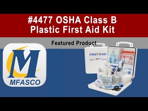 ANSI Class B OSHA First Aid Kit 308.1-2017 #4477 - YouTube