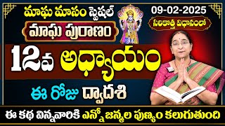 Ramaa Raavi మాఘ పురాణం 12వ రోజు కథ | 2025 Magha Puranam || Magha Puranam Story - 12 | SumanTv Today