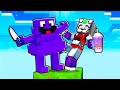 LOCKED ON one BLOCK with GRIMACE SHAKE in Minecraft