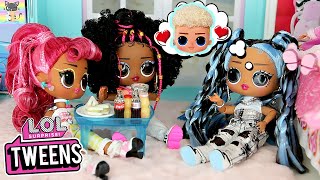 ALL ABOUT LOL Tweens! - LOL Tweens After School Routine / LOL Tween Family Doll Stories