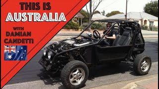 V8 buggy I built from a Land rover Discovery