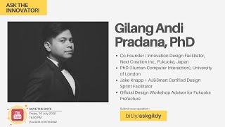 Mengenal Design Sprint & Design Thinking - Gilang Andi Pradana, PhD (Innovation Design Facilitator)