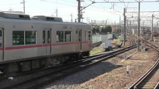 名鉄５０００系　犬山線犬山駅入線シーン