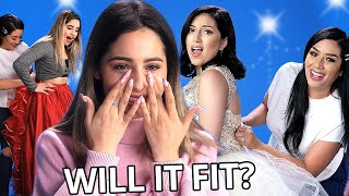 trying on my old quince dress FIVE YEARS later | My Dream Quinceañera