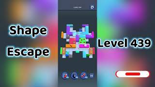 🔥 Shape Escape Level 439 Walkthrough | Can You Solve It? 🧠💥