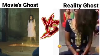 Movie's Ghost Vs Reality Ghost 👻||#memes #funny #viral #sarenmemes2.0