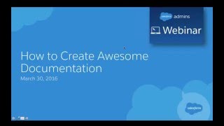 Webinar: How to Create Awesome Documentation