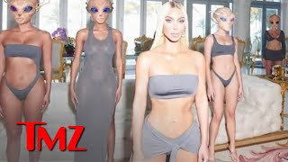 Kim Kardashian Fans Joke She's Behind UFO Sightings After SKIMS Alien Campaign | TMZ TV