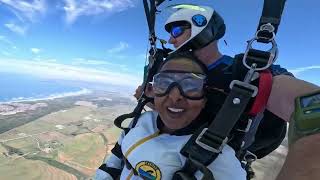 Koumudi Vemula | Tandem Sky Dive | First Jump 16000FT | Cape Town | 2023