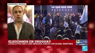 Informe desde Montevideo: ningún candidato alcanzó la mayoría necesaria para ganar en primera vuelta