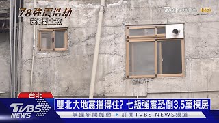 超大地震台北老屋擋得住嗎? 七級強震恐倒3.5萬棟房!｜7.8強震浩劫送愛到土敘｜TVBS新聞 @TVBSNEWS02